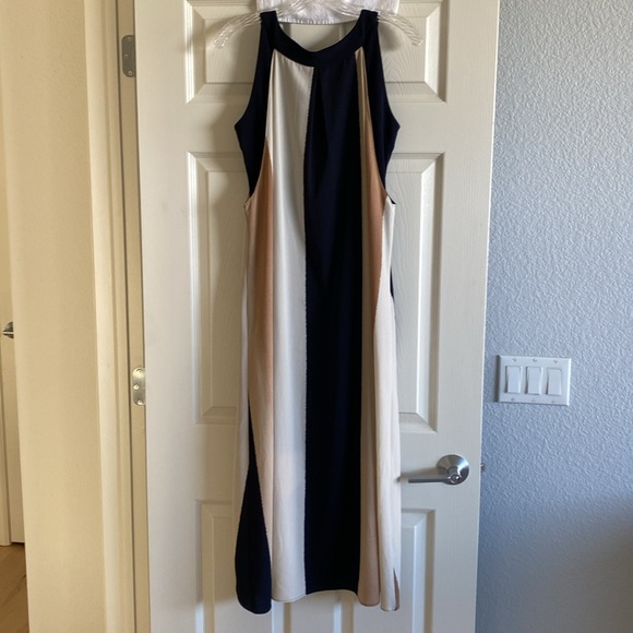 Joseph Ribkoff chiffon layered dress - Picture 3 of 5